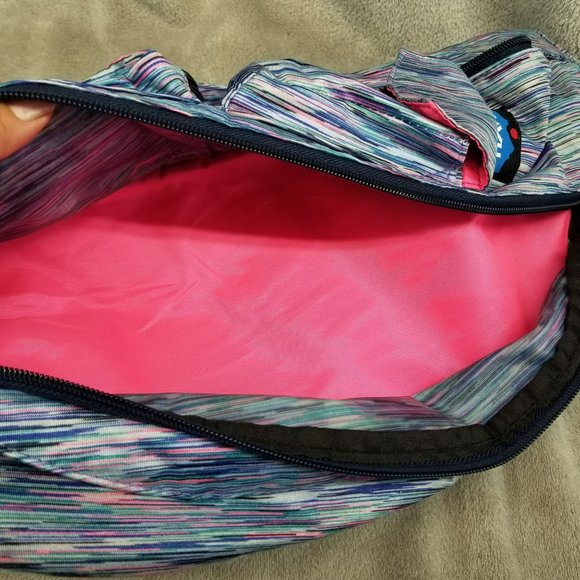 Kavu Backpack Unisex 11x18 Blue Purple Rope Sling Adjustable Shoulder Strap main image 13